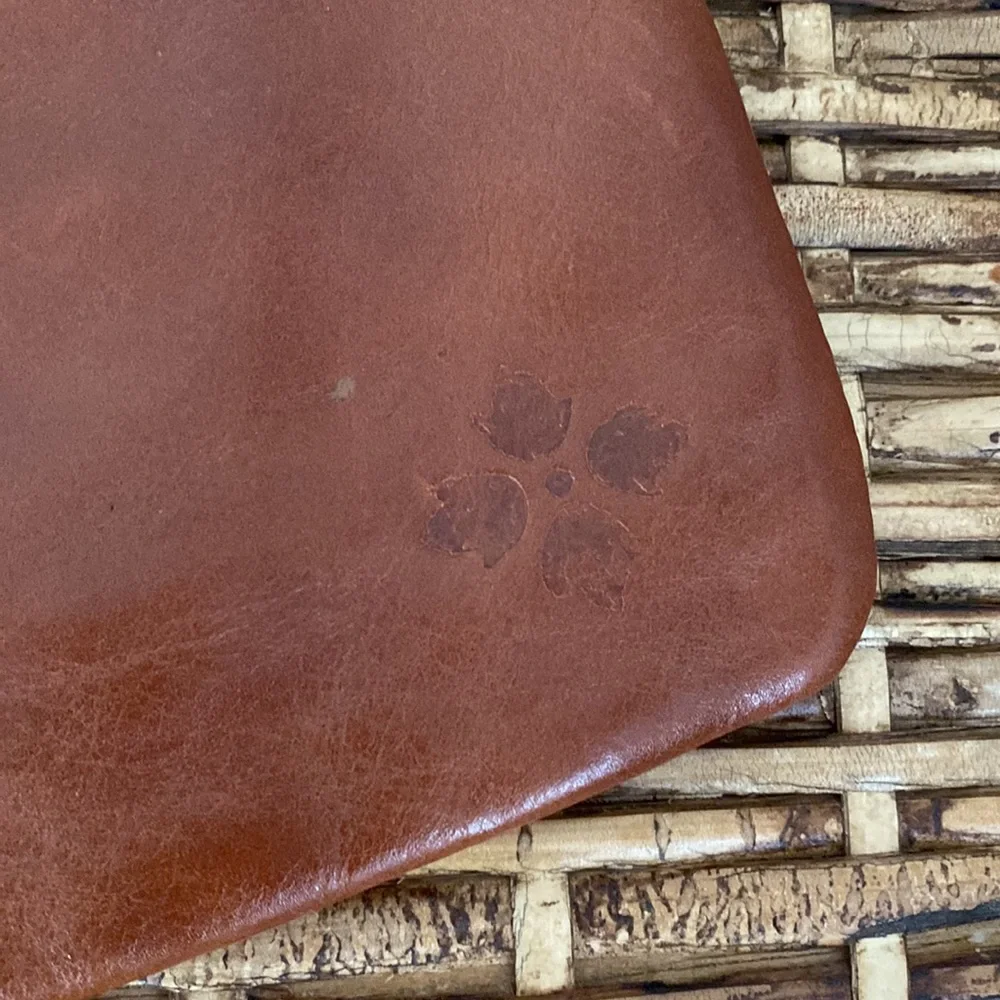Patricia Nash leather large wristlet bag